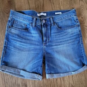 Banana Republic Boyfriend Roll-up Denim Shorts